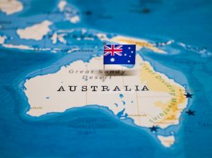 The Flag Of Australia In The World Map E1667641354834 300x224 
